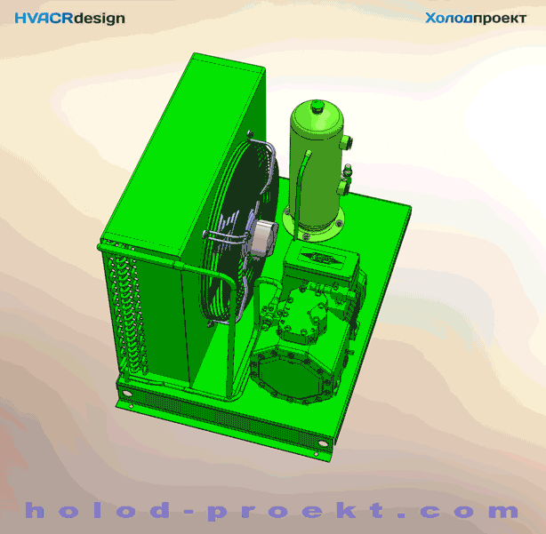 Агрегат компрессорно-конденсаторный Bitzer LH64/2CC-3.2Y-40S